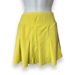 Bolle Yellow Side Stripe Tennis Skirt pickle ball preppy Mini Active
